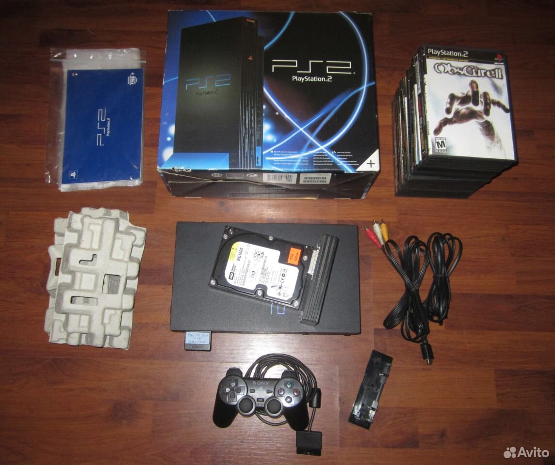 Алексей (89516507000): PlayStation 2 (PS2) + Network Adapter+HDD 160GB.