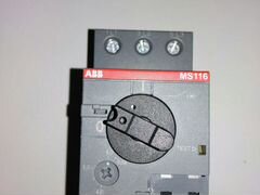 Схема подключения abb ms116