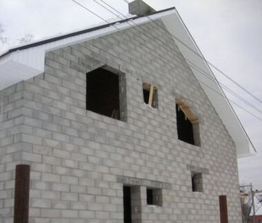 Строительство домов из армированного пеноблока