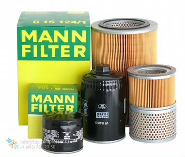 Фильтры воздушные, масляные, сепараторы mann
