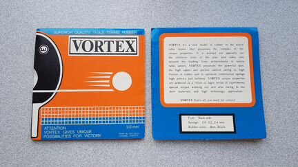 Новая накладка для ракетки Vortex
