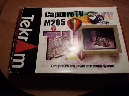 Тв тюнер для компьютера Tekram CaptureTV M205