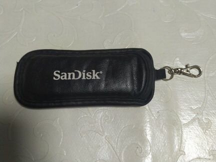 Флэшка SanDisk натур. кожа