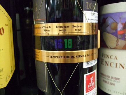 Браслет-термометр для вина Burgundy wine