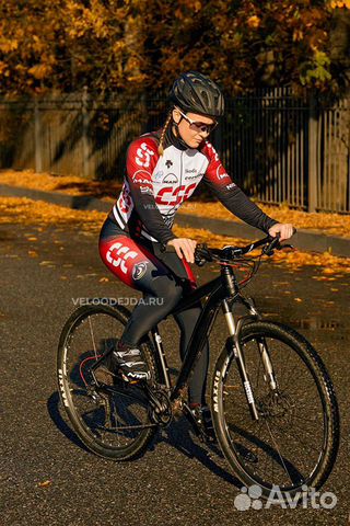 Утепленная джерси CSC team Велоодежда демисезонная