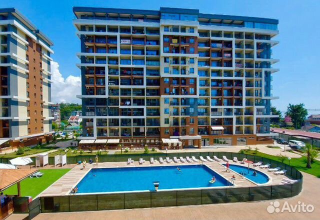 

Квартира-студия, 28 м², 2 кровати