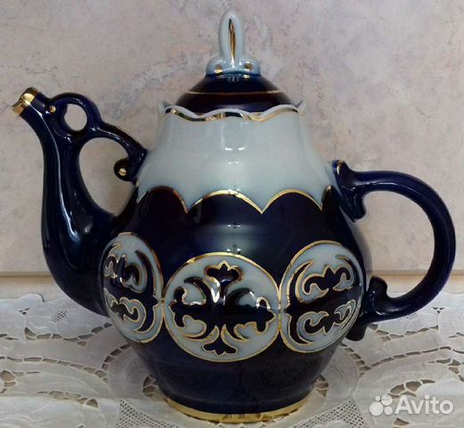 Чайник заварочный кобальт