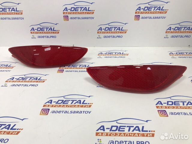 Катафоты заднего бампера Hyundai Solaris (2011-14)