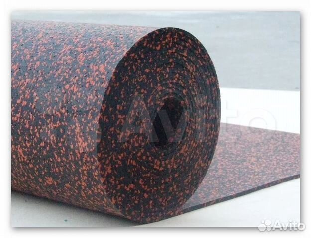 Покрытие под тренажёры. Резиновое, рулонное