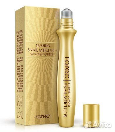 Крем-ролик для области вокруг глаз с муцином улитк