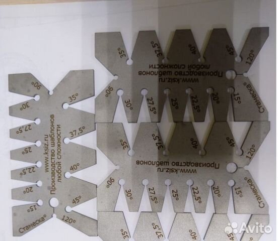 Шаблон заточки углов стамески