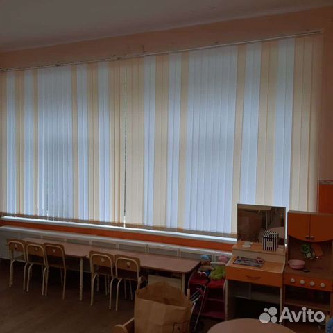 Жалюзи вертикальные в детсад