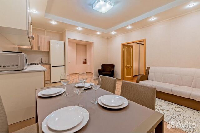 

1-к. квартира, 62 м², 3 кровати
