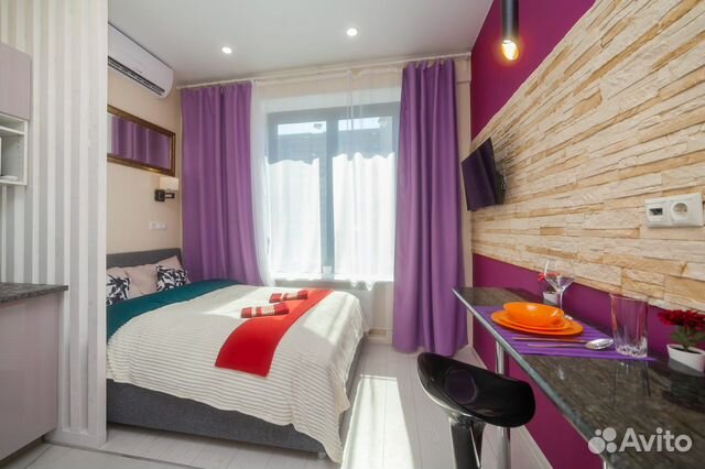 

Квартира-студия, 15 м², 1 кровать