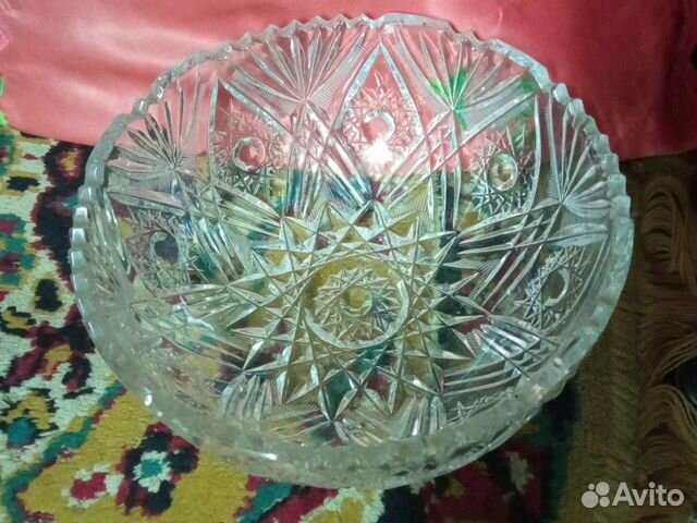 Хрустальная ваза для фруктов