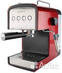 Кофеварка рожковая polaris, новая