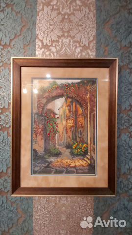 Картина вышитая крестом