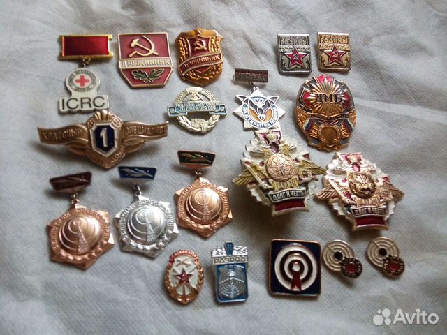 Значки мчс,досааф и др