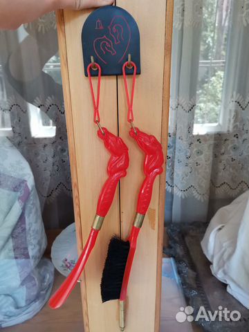 Набор ложка, щетка для обуви СССР