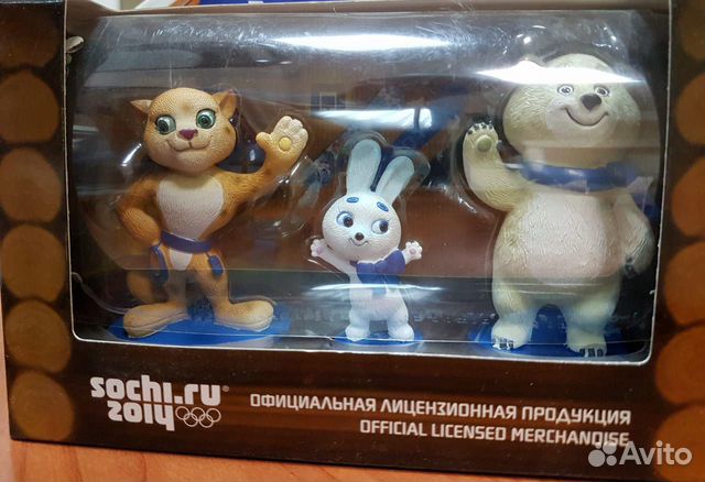 Набор талисманов Сочи 2014