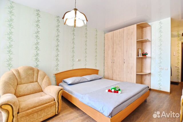 

Квартира-студия, 35 м², 2 кровати