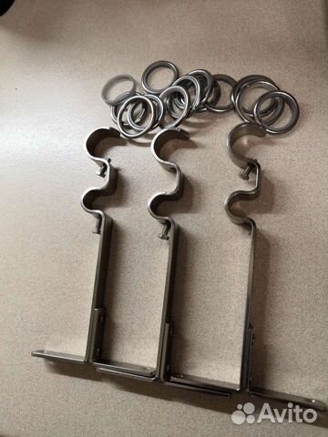 Штанга с кольцами и держателем