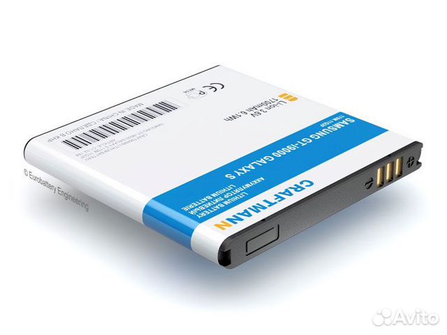 Аккумулятор Craftmann samsung GT-i9000 galaxy S