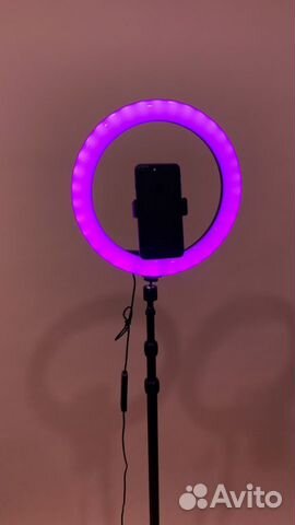 Кольцевая лампа 33 см / RGB MJ-33