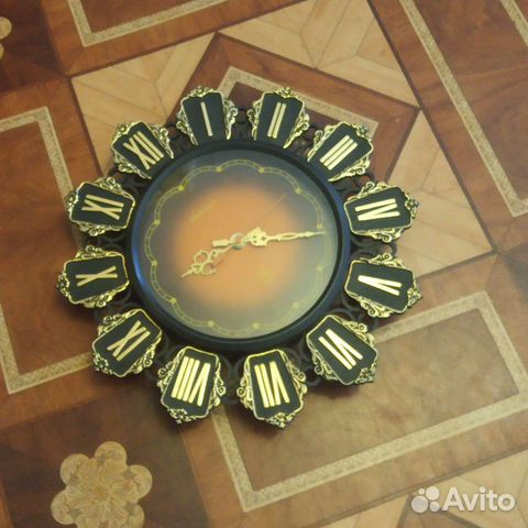 Часы настенные СССР Янтарь