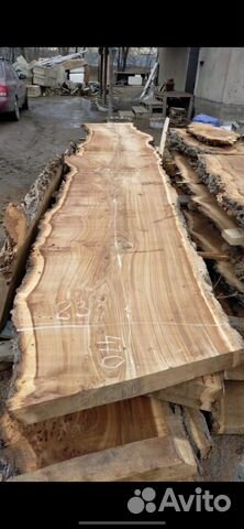 Эксклюзивные слэбы карагача, 5 м в длину