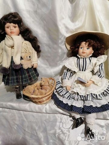 Кукла фарфоровая винтаж