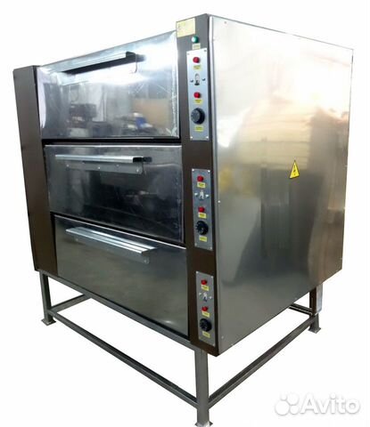 3-х секционная хлебопекарная печь на 144 формы
