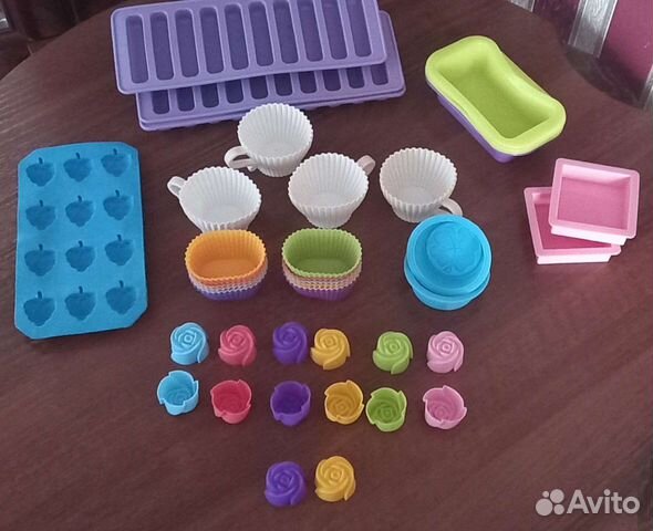 Силиконовые формы (молды) для шоколада, льда, свеч