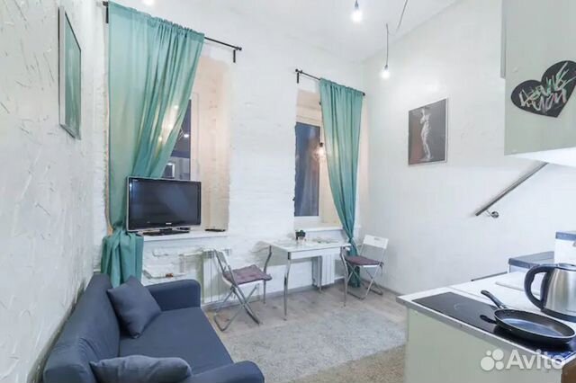 

Квартира-студия, 21 м², 2 кровати