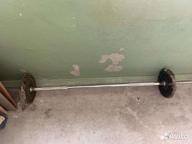 Штанга с 2-мя блинами