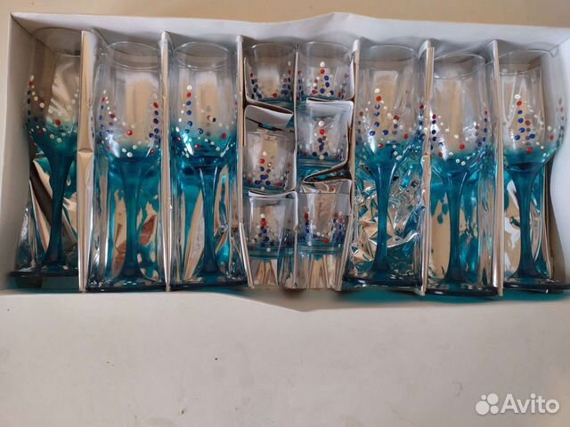 Подарочный набор фужеры и стопки