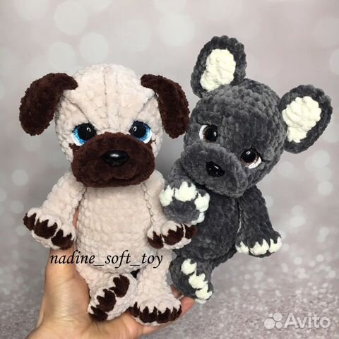 Вязаные игрушки Собачки