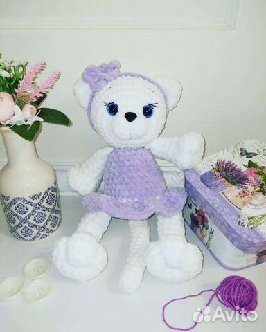 Плюшевая Кисуля(ручная работа)