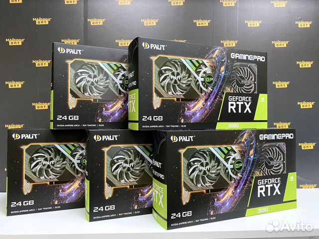 Видеокарта Rtx 3090 24gb Palit GamingPro Рст