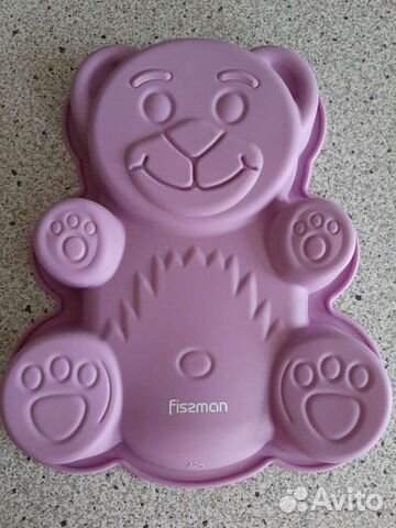 Силиконовая форма для выпечки Fissman Медвежонок