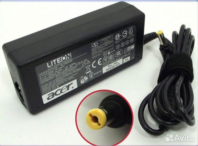 Зарядное устройство Acer 5.5x1.7мм (19V, 3.42A)