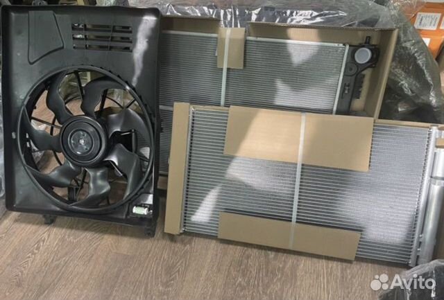 Кассета радиаторов + вентилятор Туксан 2 2017-20