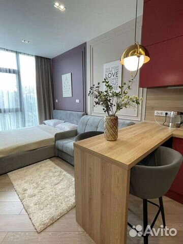 

Квартира-студия, 27 м², 2 кровати