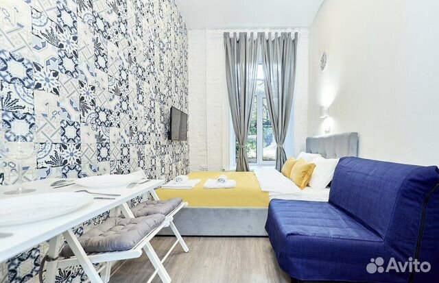 

Квартира-студия, 15 м², 2 кровати