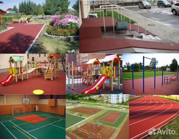 Рулонное покрытие из резиновой крошки EcoStep
