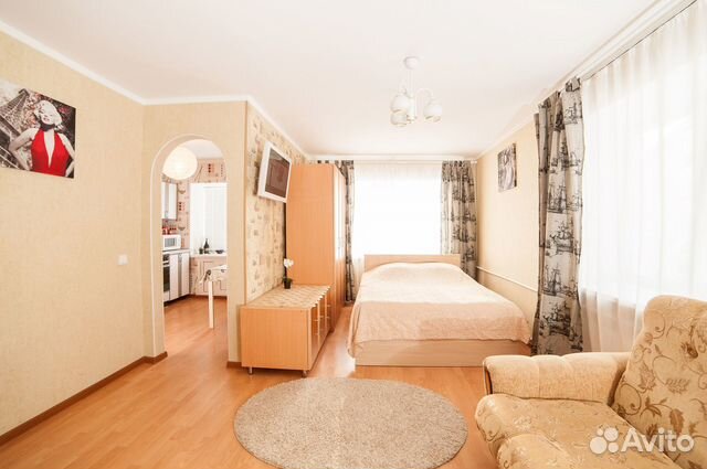 

1-к. квартира, 30 м², 2 кровати