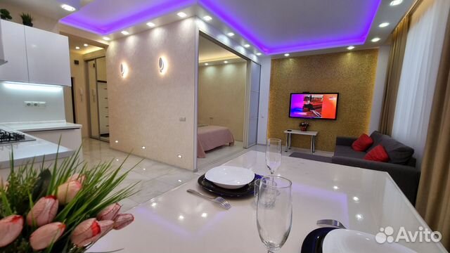 

Квартира-студия, 60 м², 2 кровати