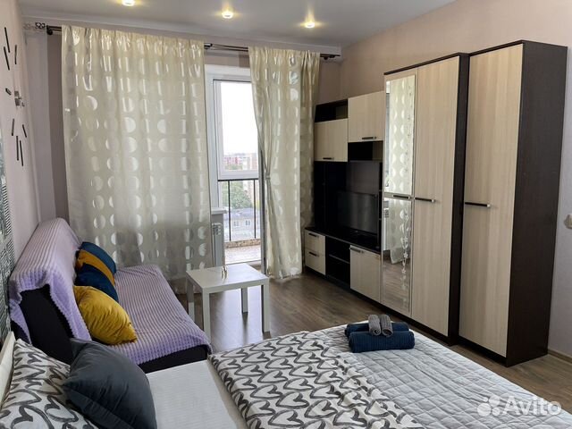 

1-к. квартира, 43 м², 2 кровати