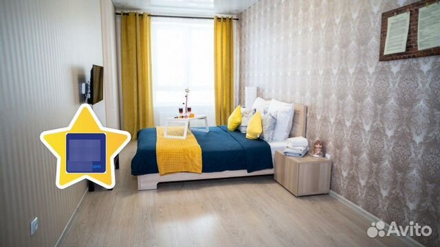 

1-к. квартира, 40 м², 1 кровать