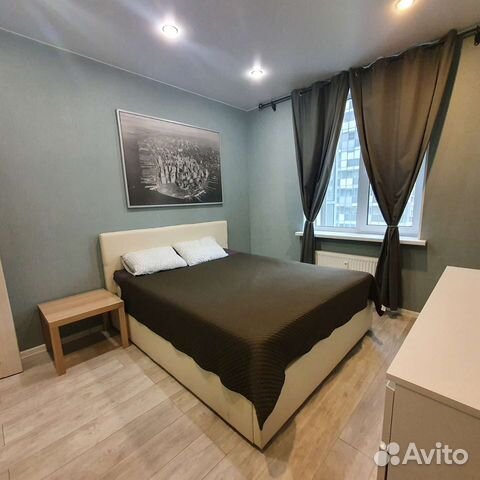 

1-к. квартира, 41 м², 2 кровати